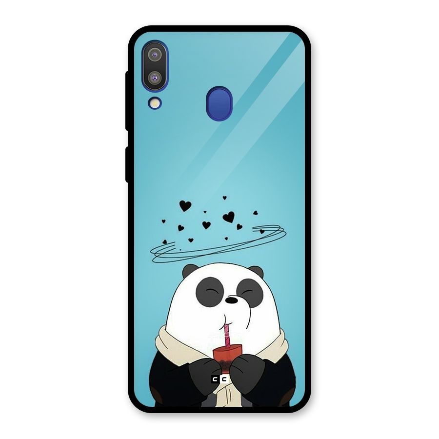 Pandaa Ji Glass Back Case for Galaxy M20