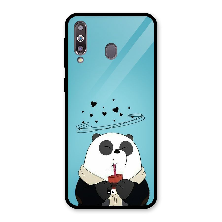 Pandaa Ji Glass Back Case for Galaxy M30