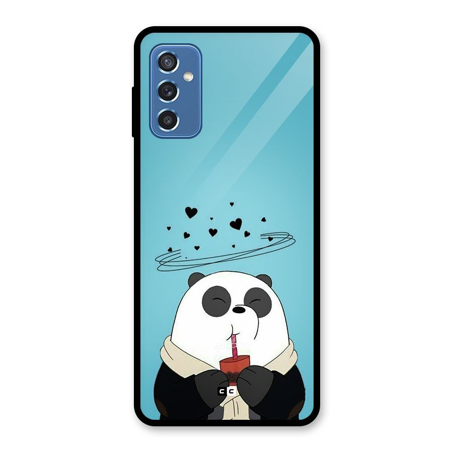 Pandaa Ji Glass Back Case for Galaxy M52 5G