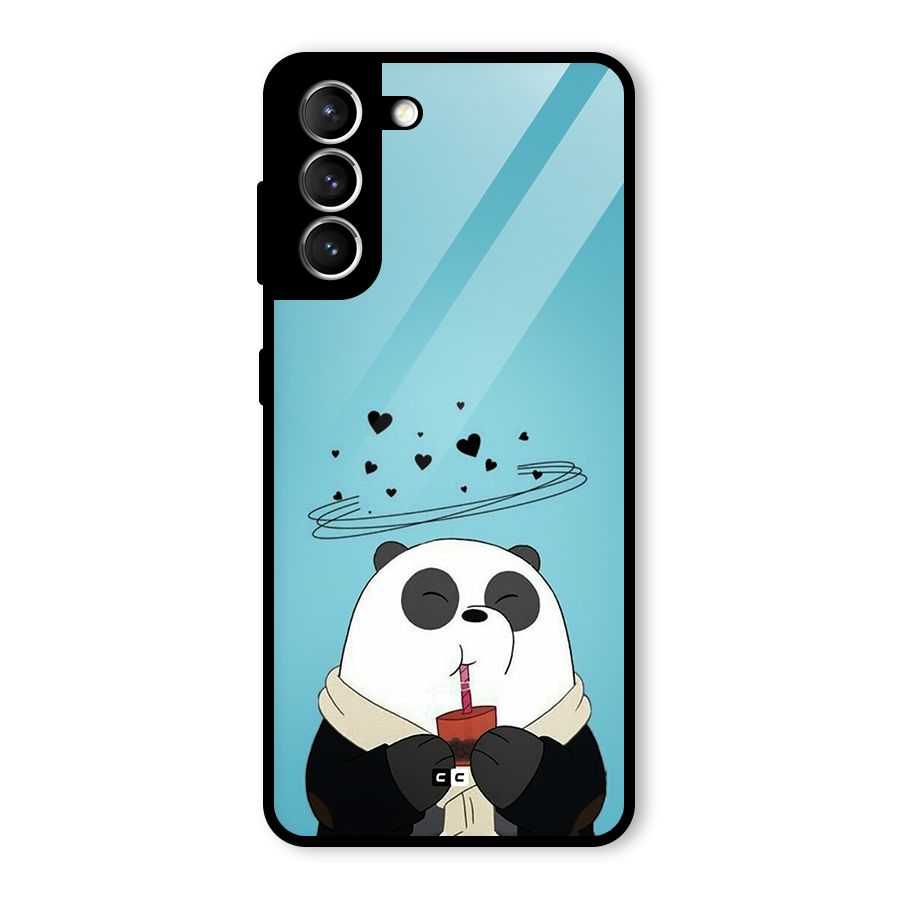 Pandaa Ji Glass Back Case for Galaxy S21 5G