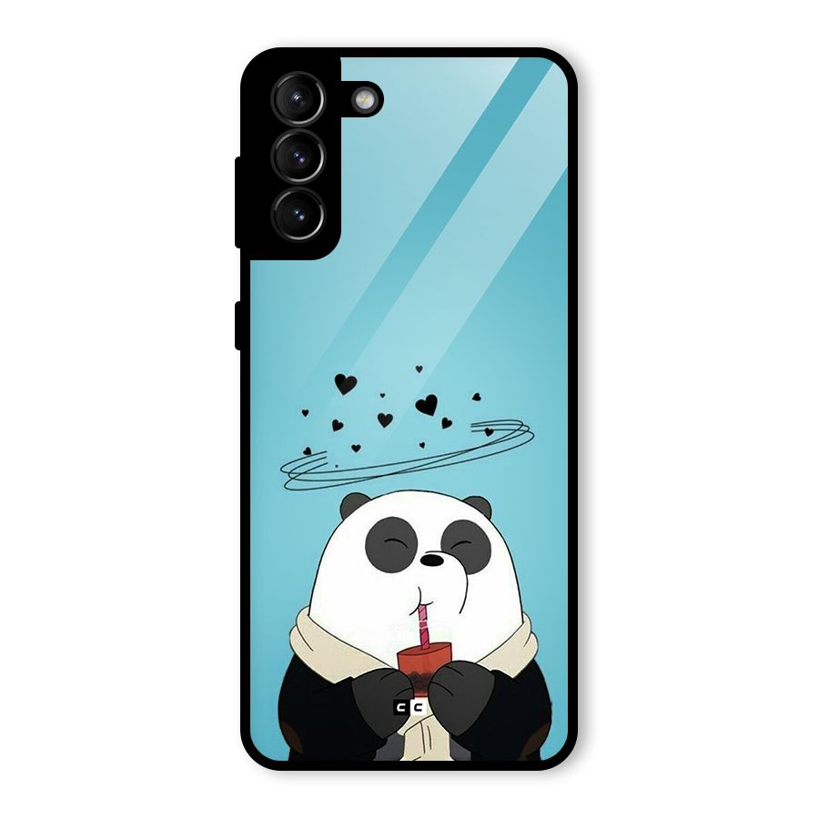 Pandaa Ji Glass Back Case for Galaxy S21 Plus