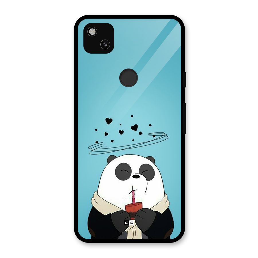 Pandaa Ji Glass Back Case for Google Pixel 4a