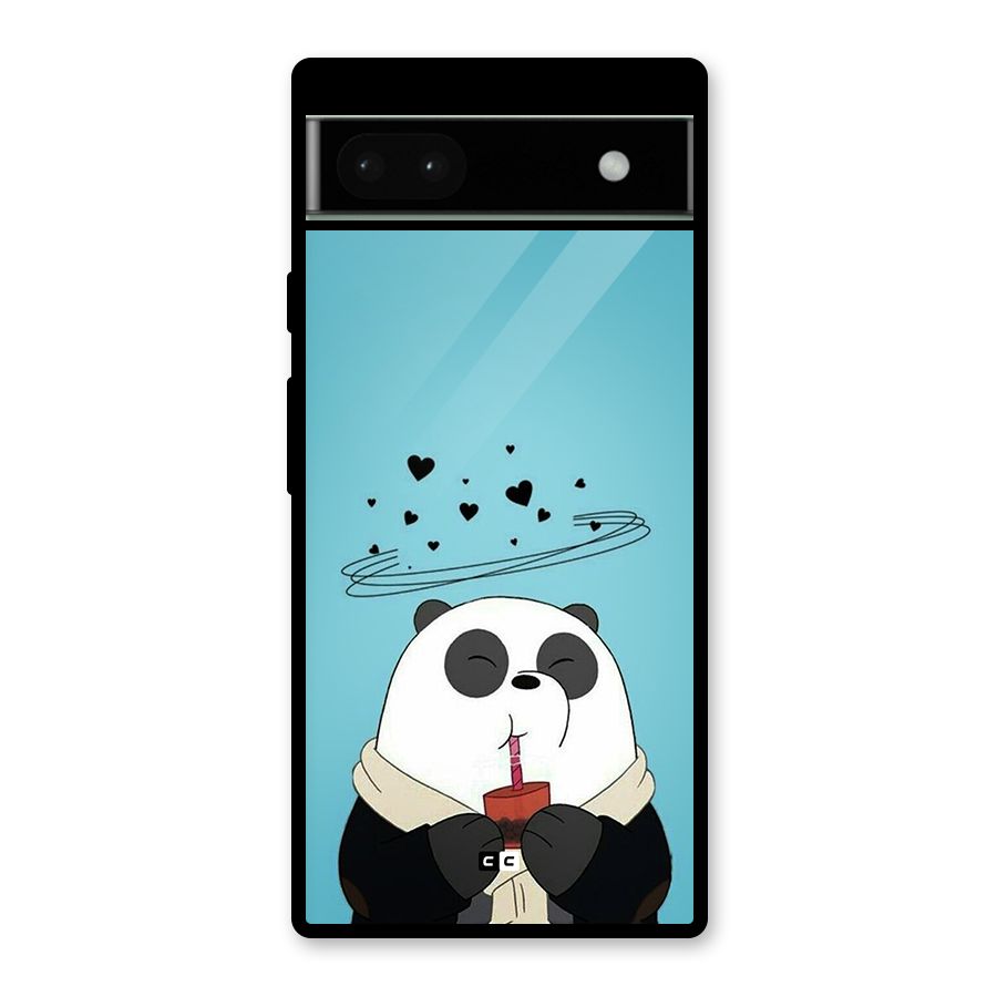 Pandaa Ji Glass Back Case for Google Pixel 6a