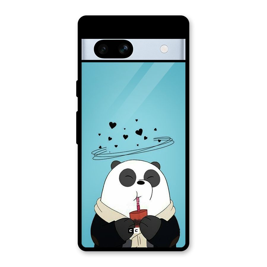 Pandaa Ji Glass Back Case for Google Pixel 7a