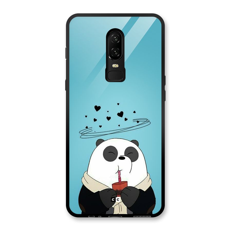 Pandaa Ji Glass Back Case for OnePlus 6