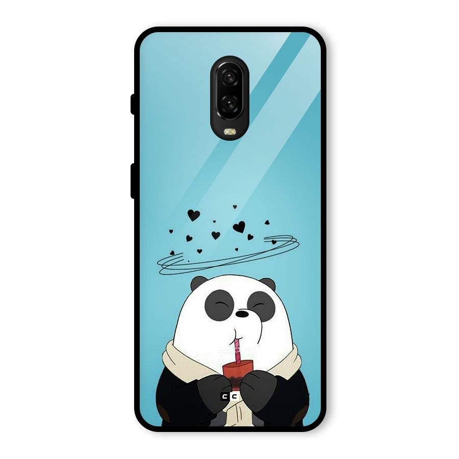 Pandaa Ji Glass Back Case for OnePlus 6T