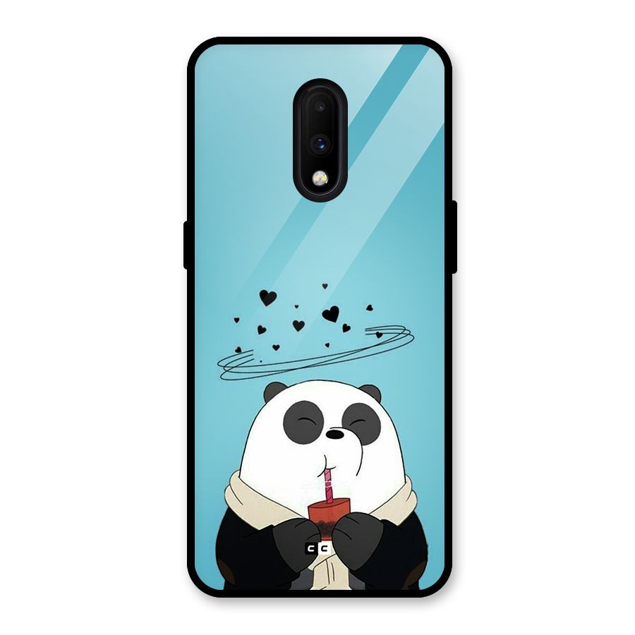 Pandaa Ji Glass Back Case for OnePlus 7