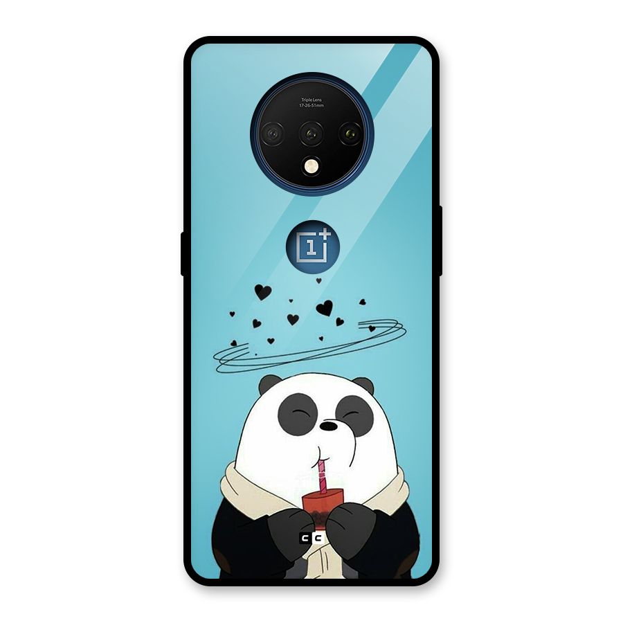 Pandaa Ji Glass Back Case for OnePlus 7T