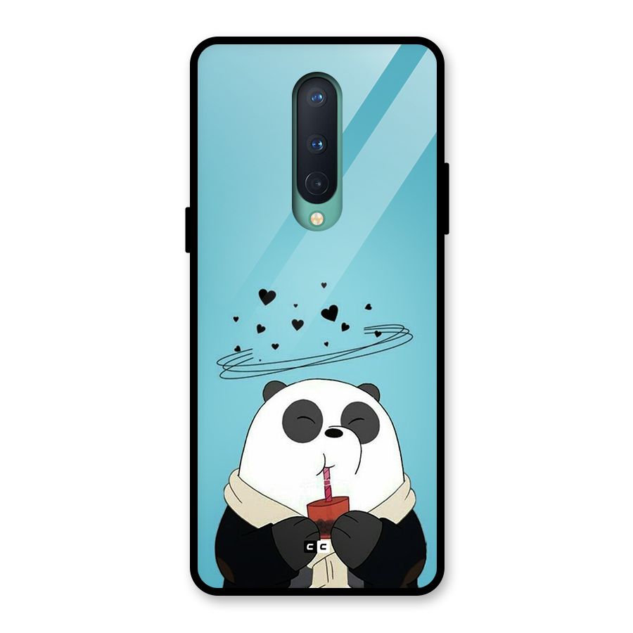 Pandaa Ji Glass Back Case for OnePlus 8