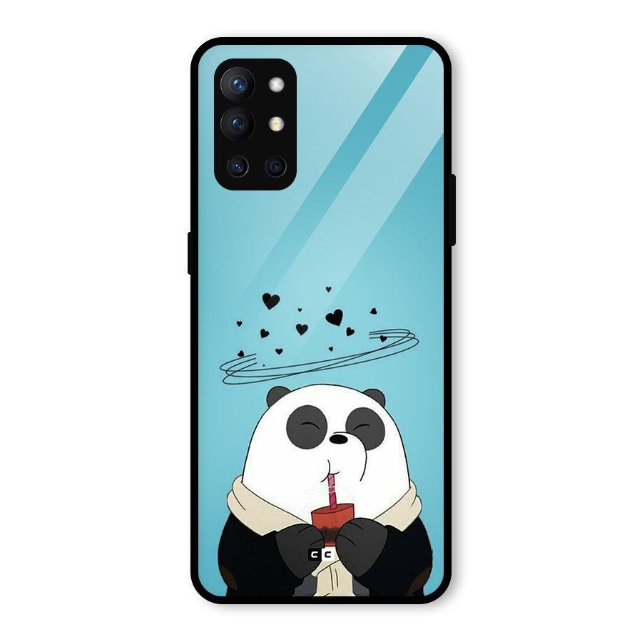 Pandaa Ji Glass Back Case for OnePlus 9R
