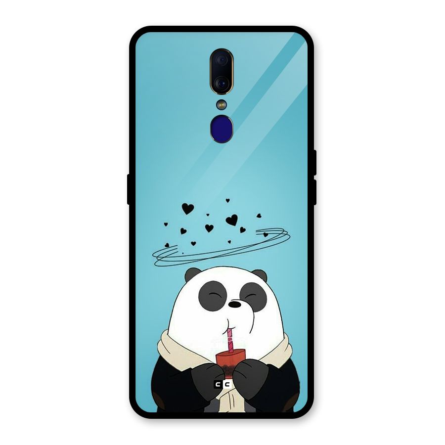 Pandaa Ji Glass Back Case for Oppo F11