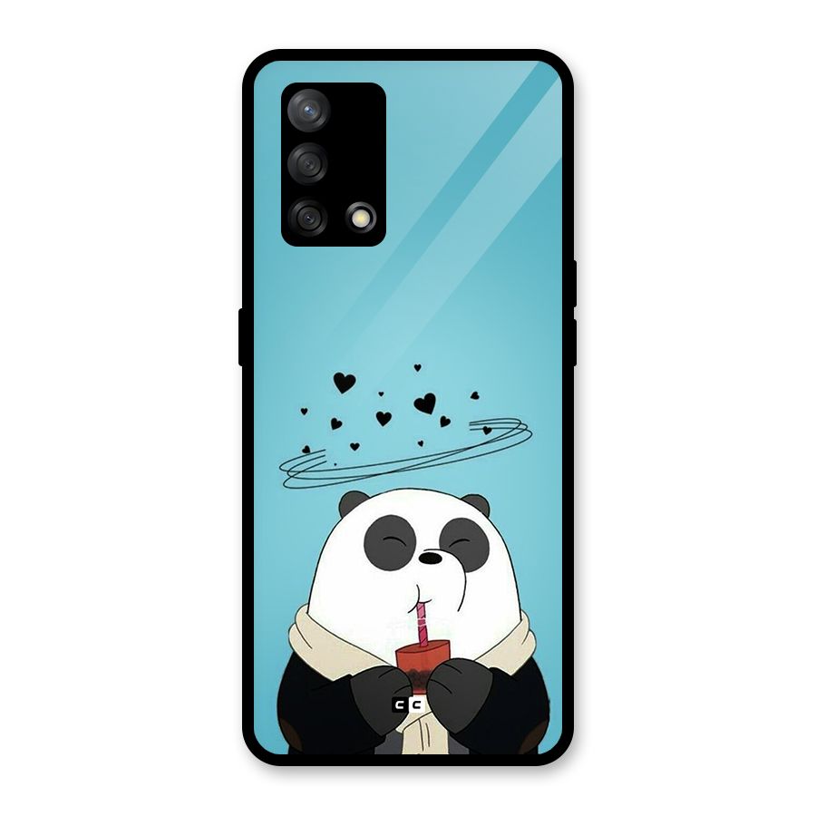Pandaa Ji Glass Back Case for Oppo F19