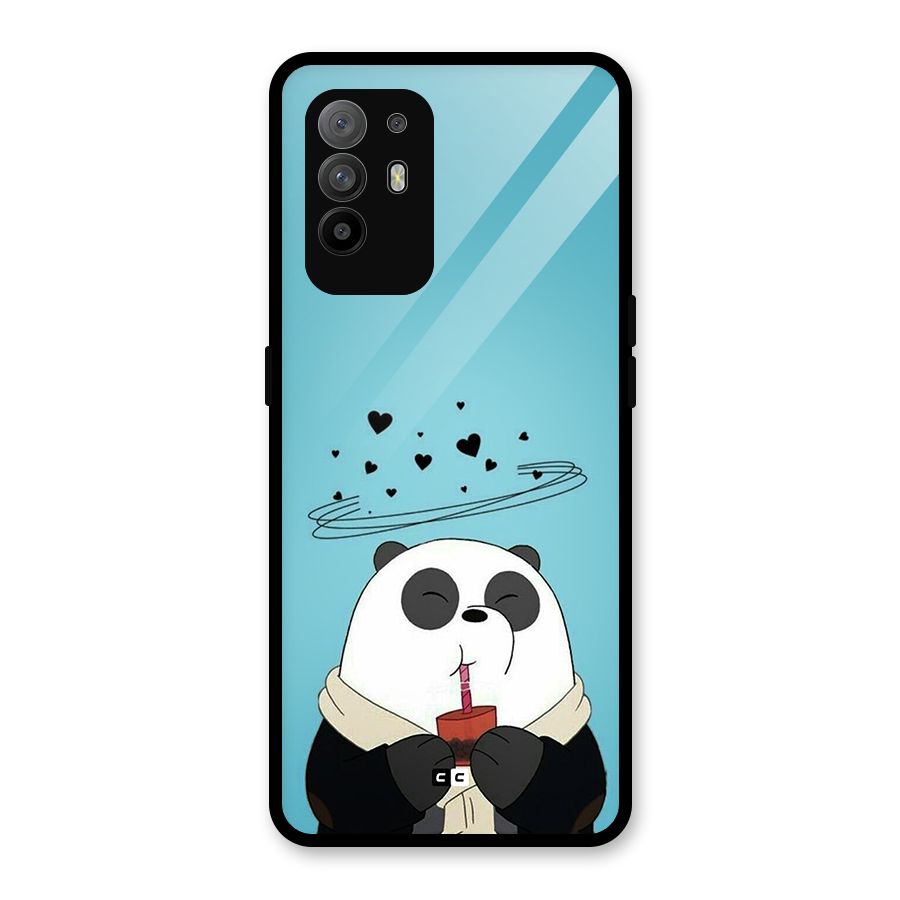 Pandaa Ji Glass Back Case for Oppo F19 Pro Plus 5G