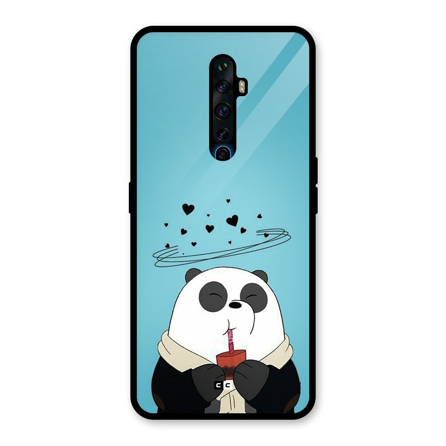 Pandaa Ji Glass Back Case for Oppo Reno2 F
