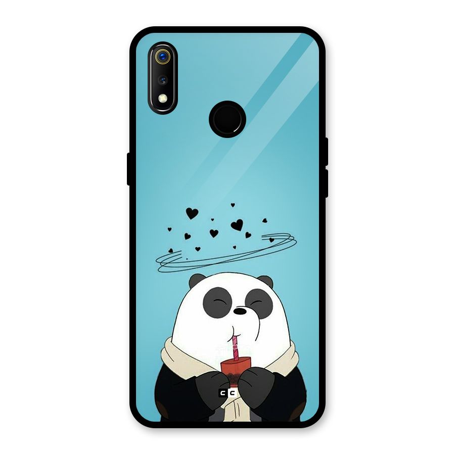 Pandaa Ji Glass Back Case for Realme 3i