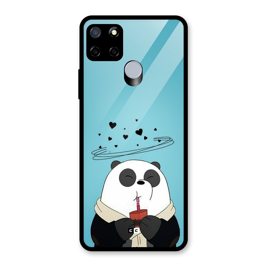 Pandaa Ji Glass Back Case for Realme C12