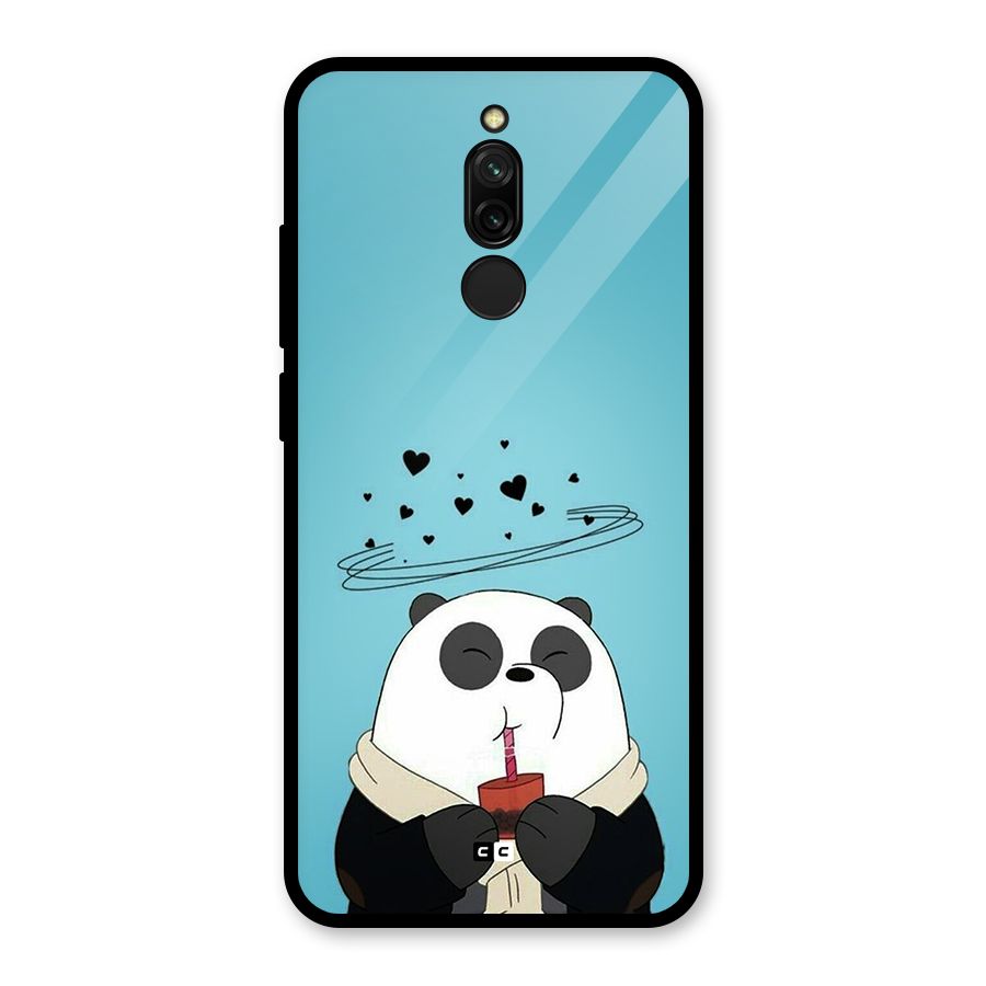 Pandaa Ji Glass Back Case for Redmi 8