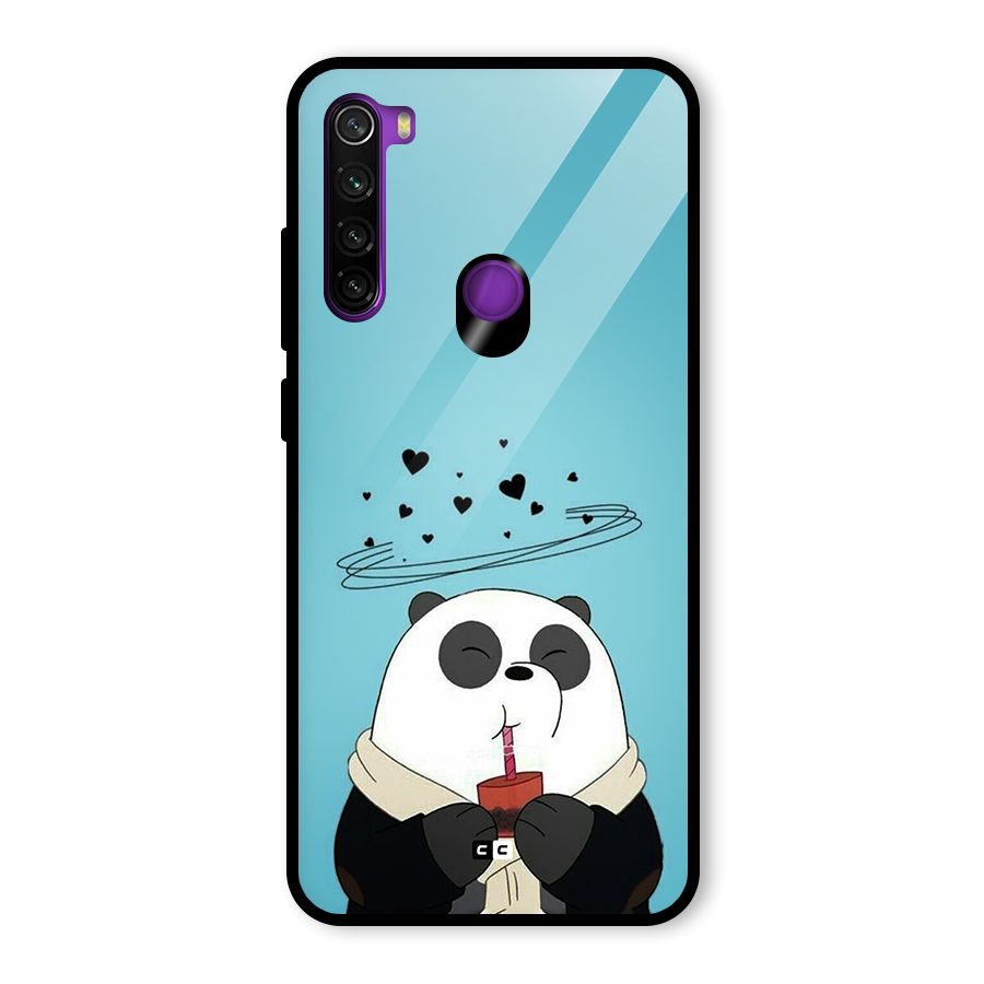 Pandaa Ji Glass Back Case for Redmi Note 8