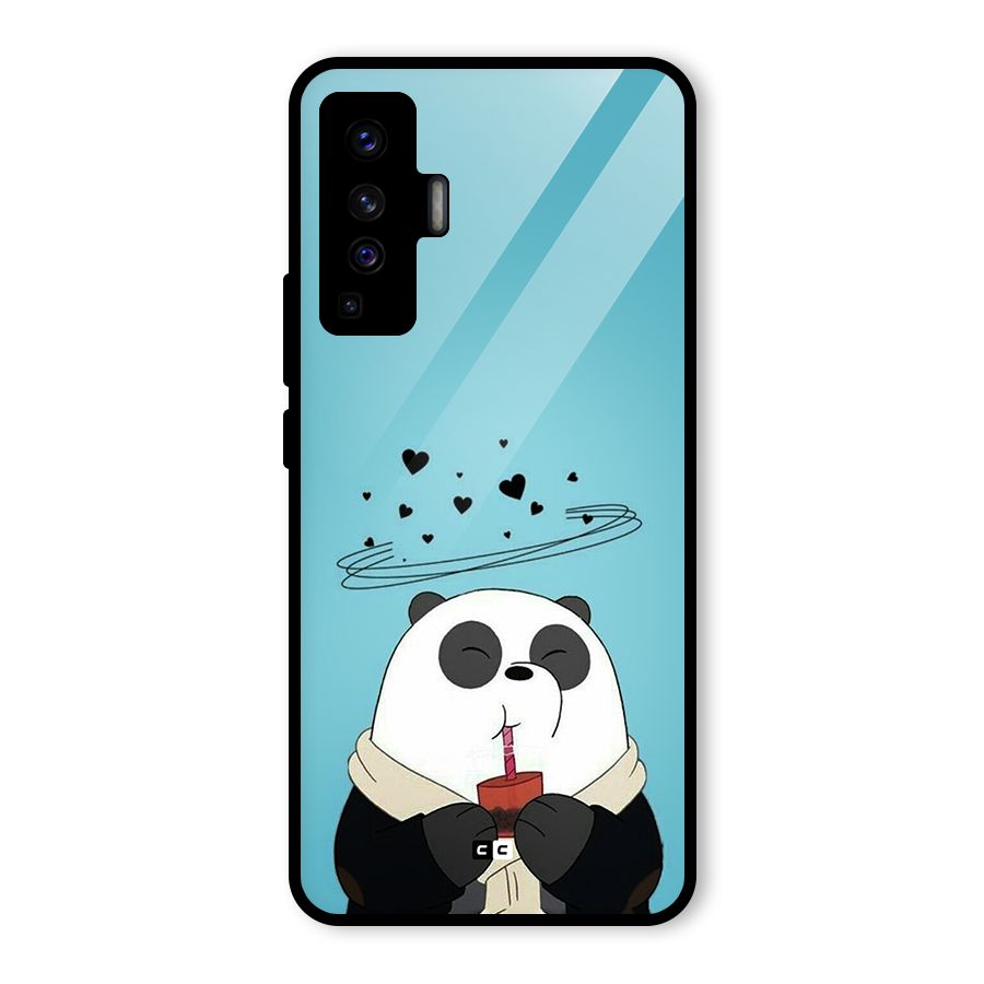 Pandaa Ji Glass Back Case for Vivo X50