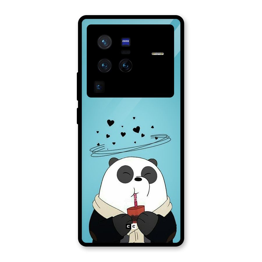 Pandaa Ji Glass Back Case for Vivo X80 Pro