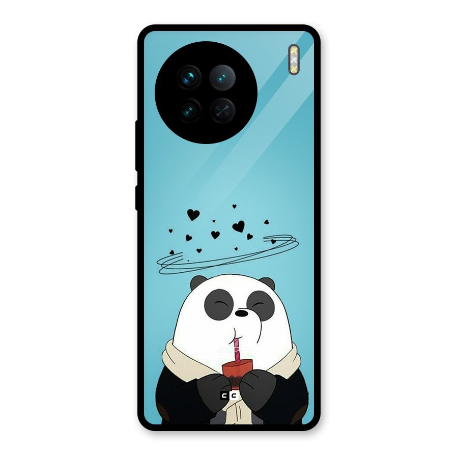 Pandaa Ji Glass Back Case for Vivo X90