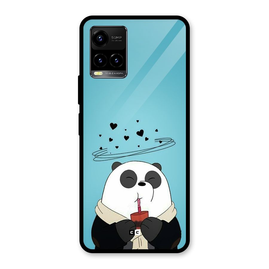 Pandaa Ji Glass Back Case for Vivo Y21T