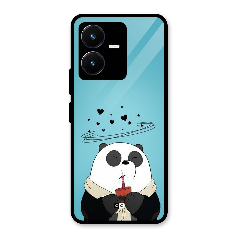 Pandaa Ji Glass Back Case for Vivo Y22