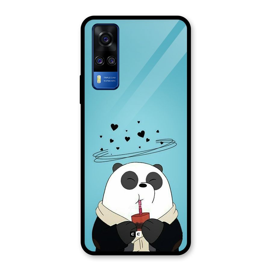 Pandaa Ji Glass Back Case for Vivo Y31