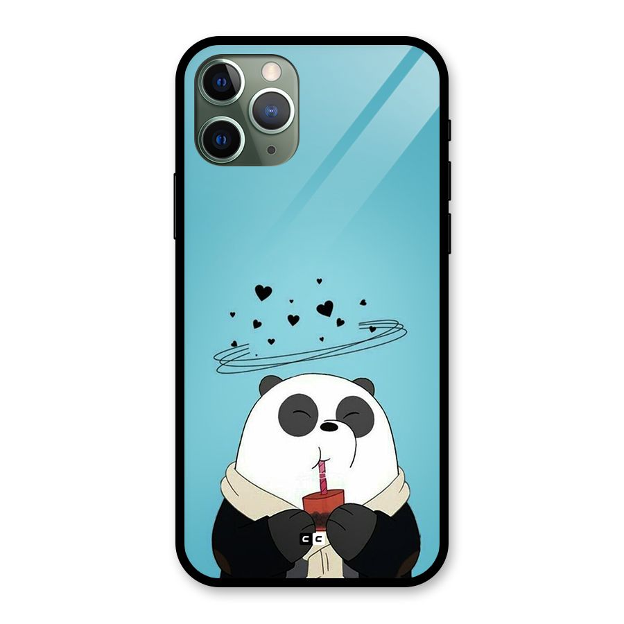 Pandaa Ji Glass Back Case for iPhone 11 Pro