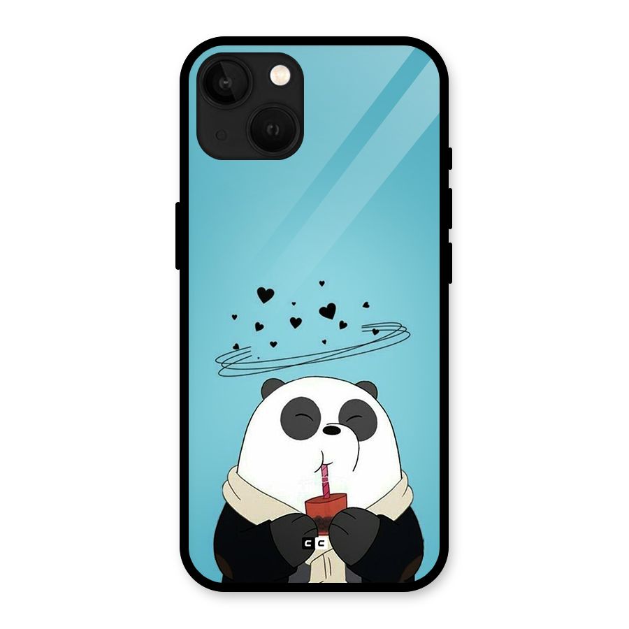 Pandaa Ji Glass Back Case for iPhone 13