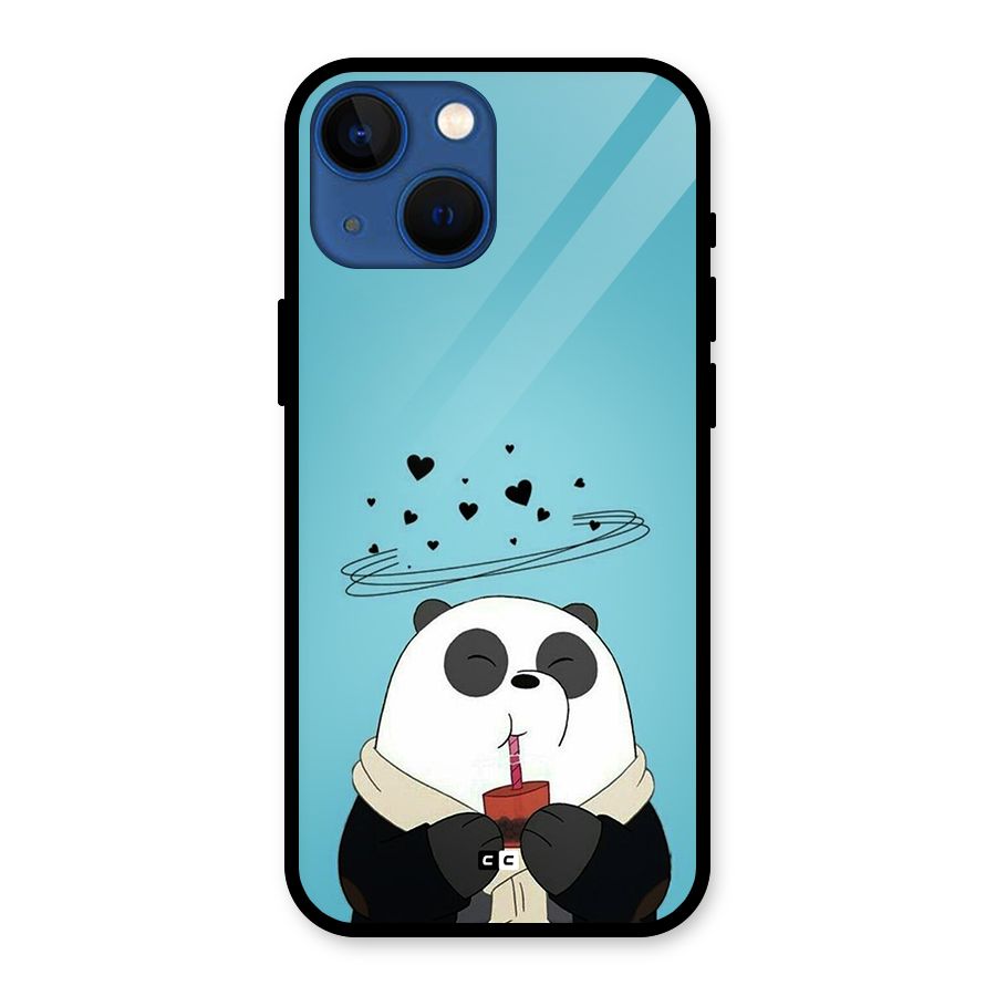 Pandaa Ji Glass Back Case for iPhone 13 Mini