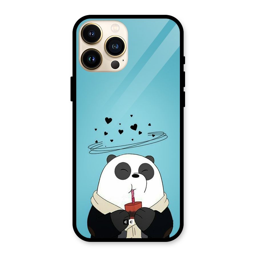 Pandaa Ji Glass Back Case for iPhone 13 Pro Max