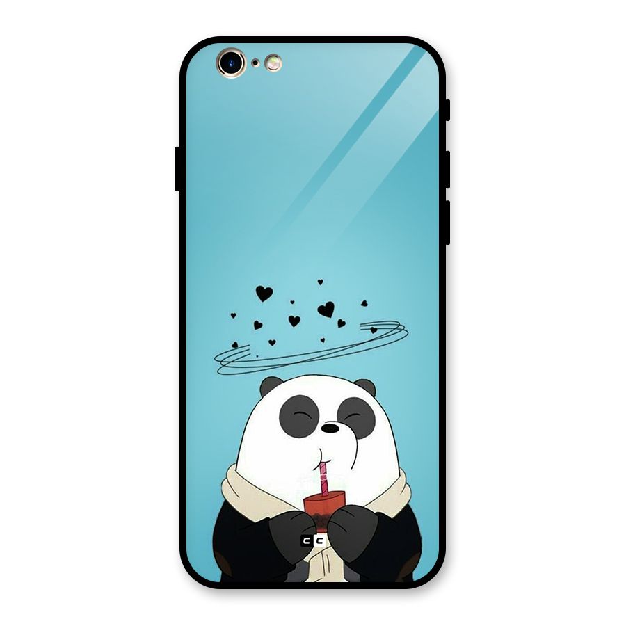 Pandaa Ji Glass Back Case for iPhone 6 6S