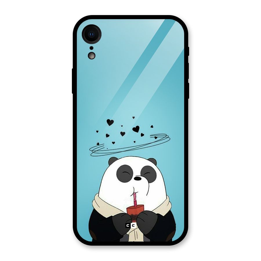 Pandaa Ji Glass Back Case for iPhone XR