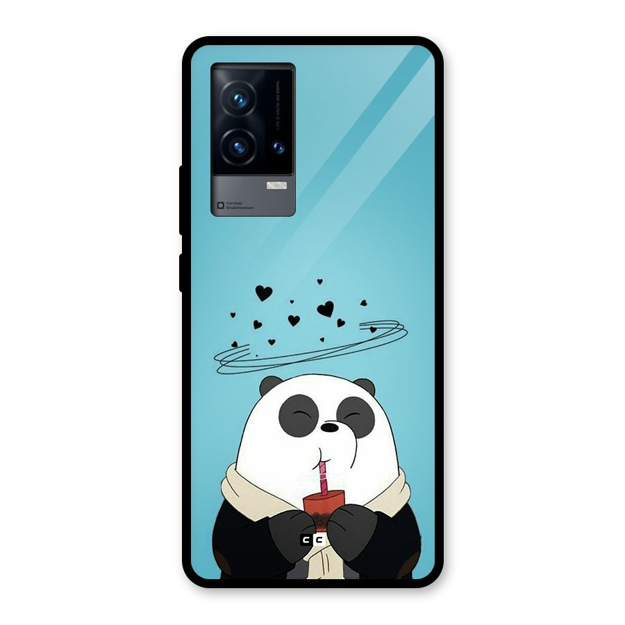 Pandaa Ji Glass Back Case for iQOO 9 5G