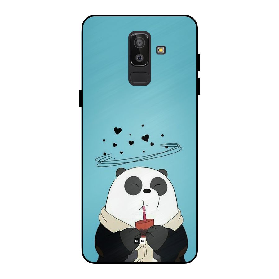 Pandaa Ji Metal Back Case for Galaxy J8