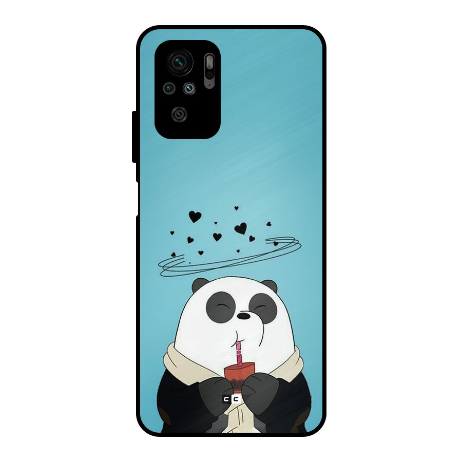 Pandaa Ji Metal Back Case for Redmi Note 10S