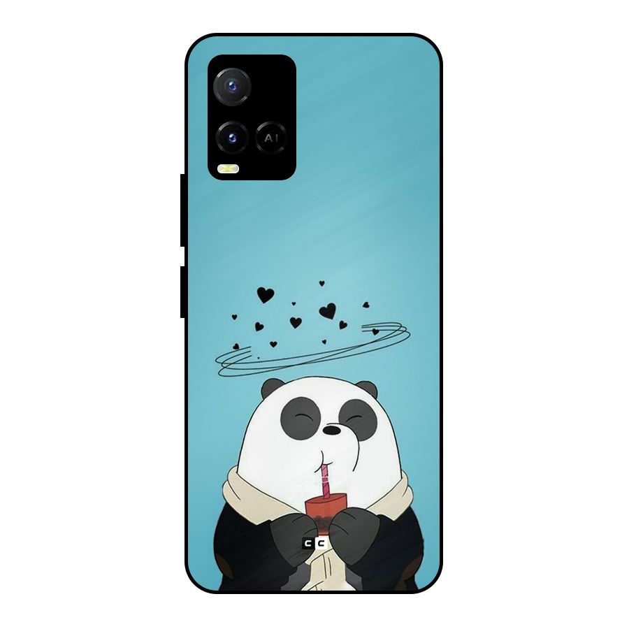 Pandaa Ji Metal Back Case for Vivo Y21