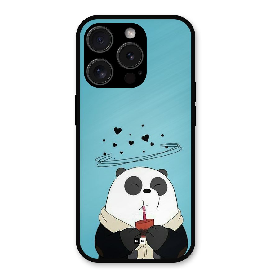 Pandaa Ji Metal Back Case for iPhone 15 Pro