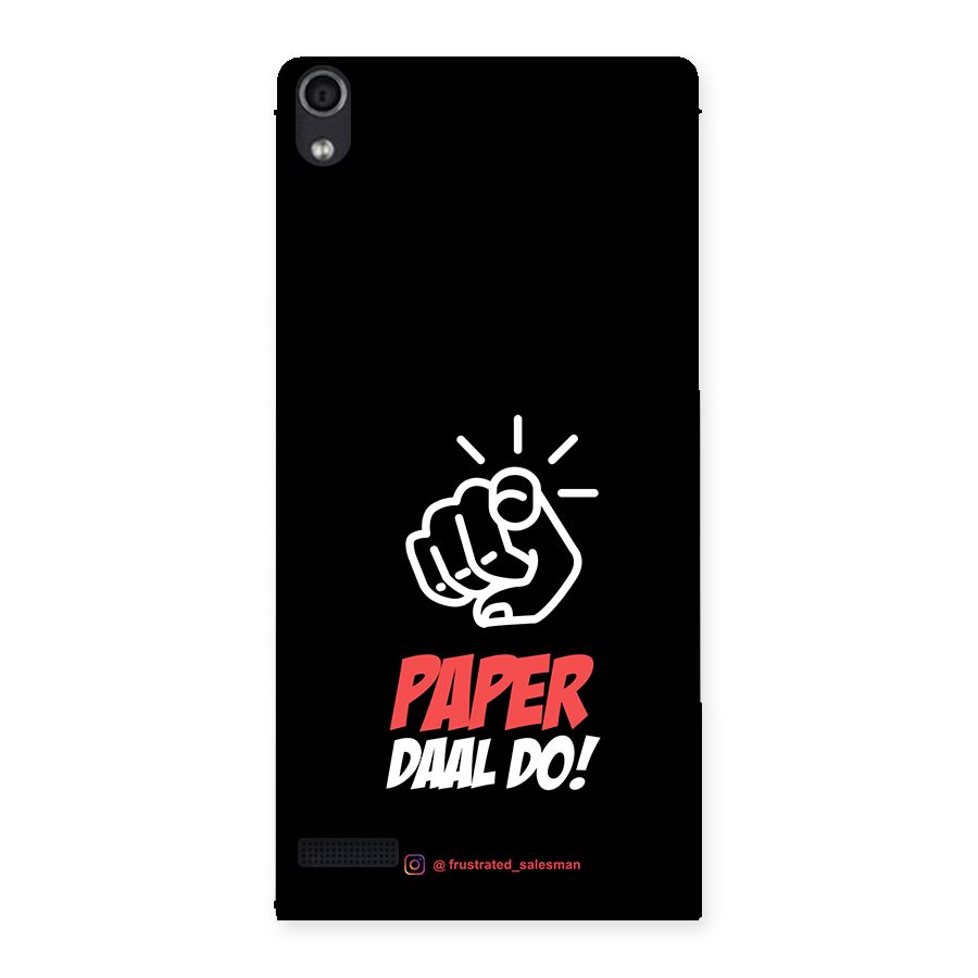 Paper Daal Do Black Back Case for Ascend P6