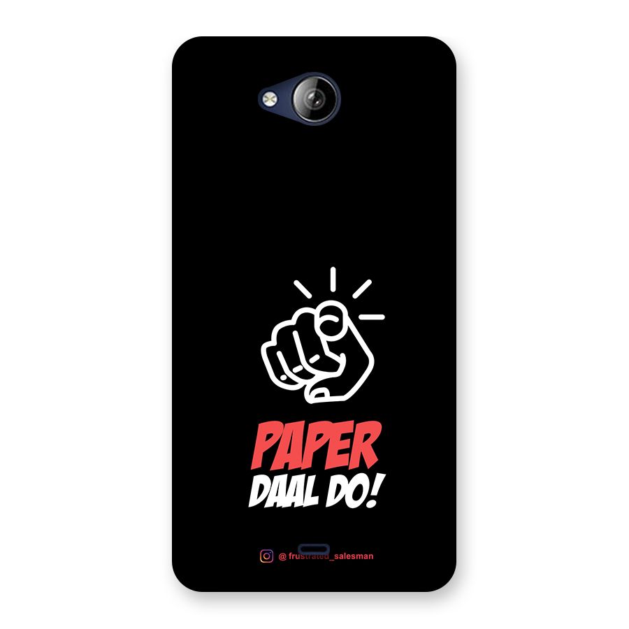 Paper Daal Do Black Back Case for Canvas Play Q355