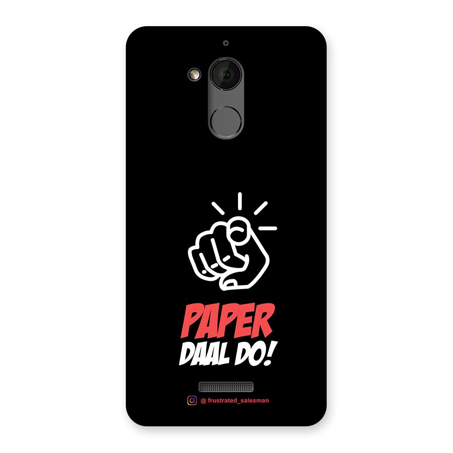 Paper Daal Do Black Back Case for Coolpad Note 5