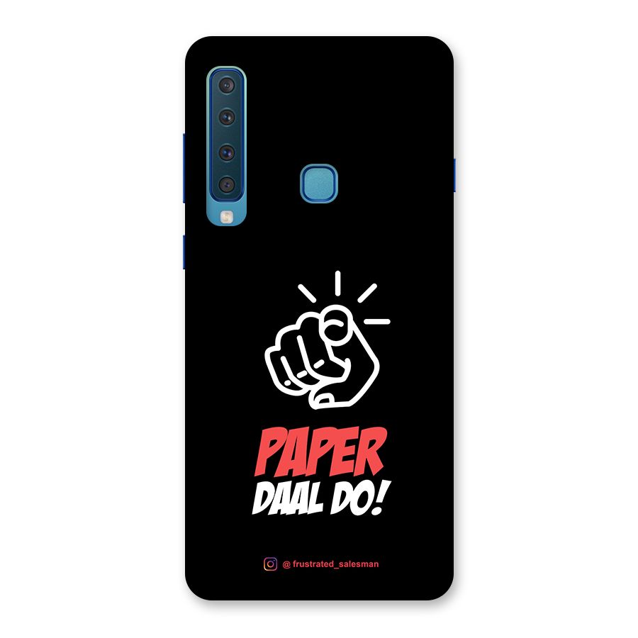 Paper Daal Do Black Back Case for Galaxy A9 (2018)