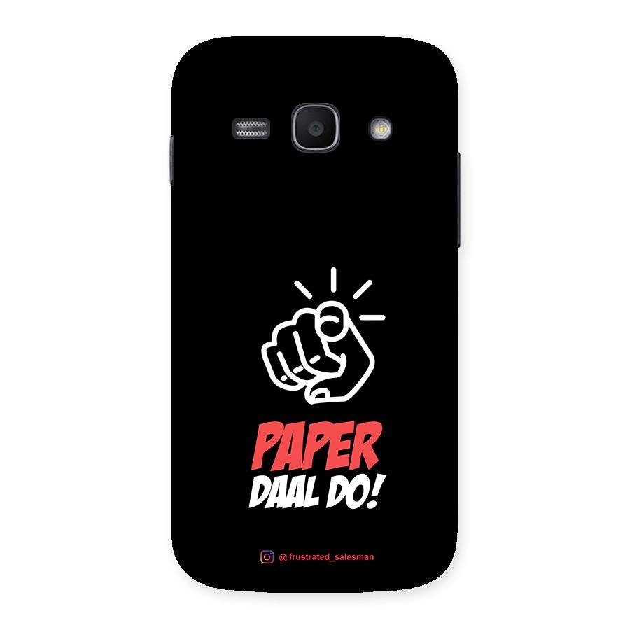 Paper Daal Do Black Back Case for Galaxy Ace 3