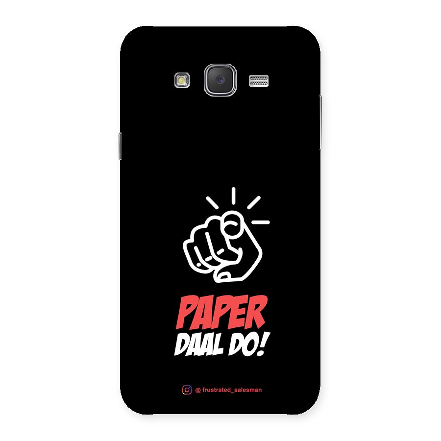 Paper Daal Do Black Back Case for Galaxy J7