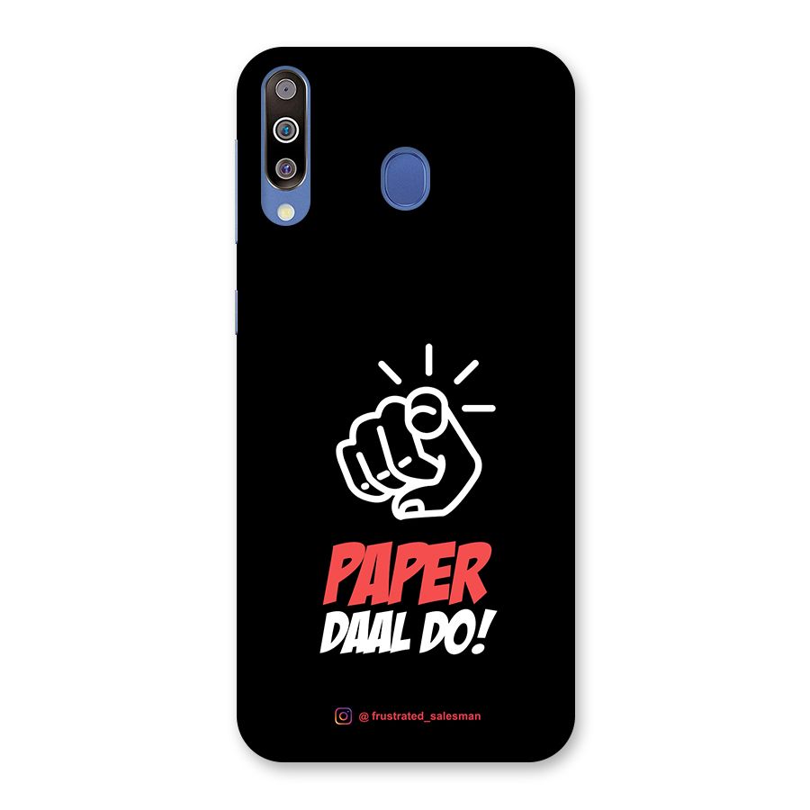 Paper Daal Do Black Back Case for Galaxy M30