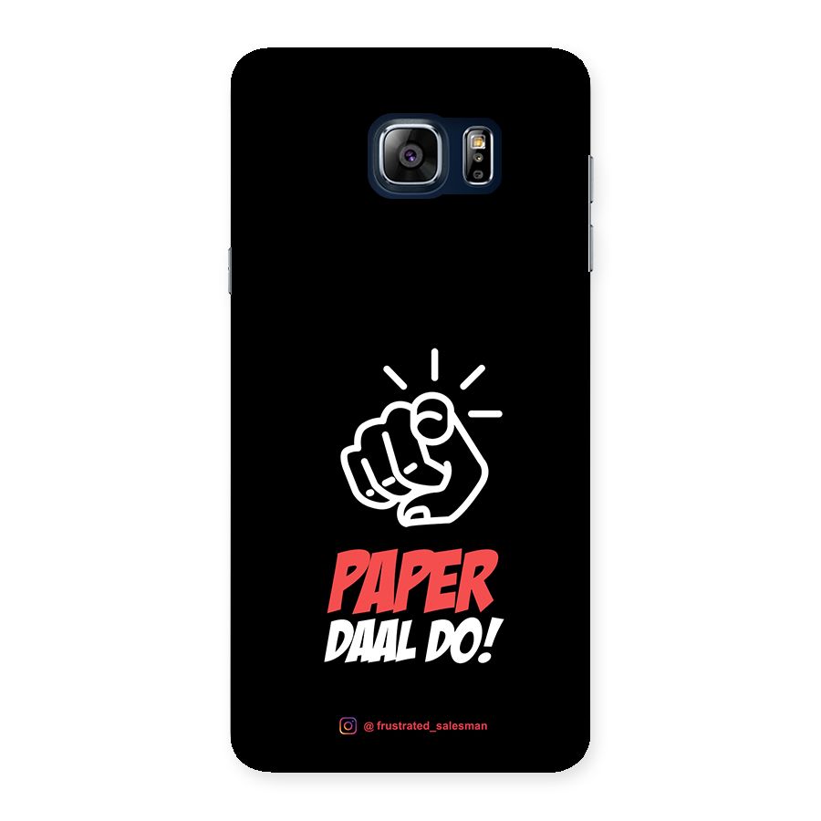 Paper Daal Do Black Back Case for Galaxy Note 5