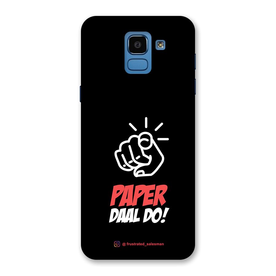 Paper Daal Do Black Back Case for Galaxy On6