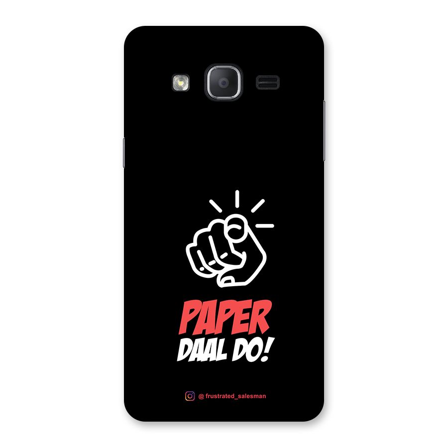 Paper Daal Do Black Back Case for Galaxy On7 2015