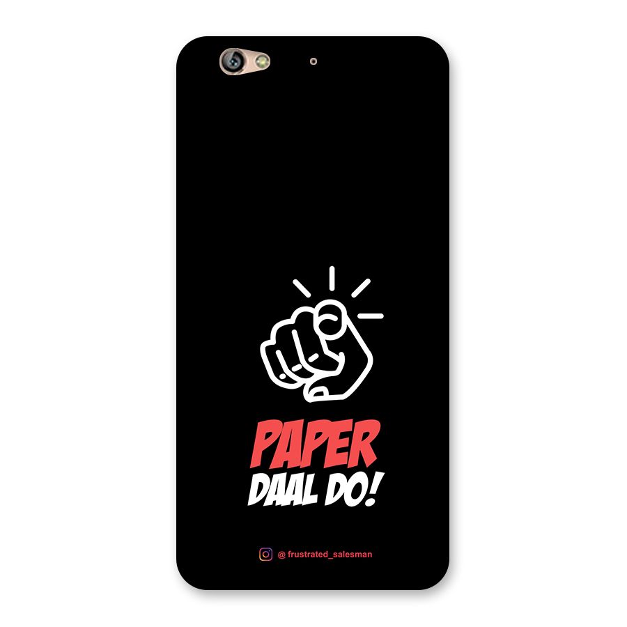 Paper Daal Do Black Back Case for Gionee S6